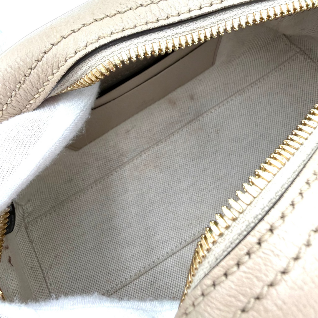 Ophidia Mini Top Handle Bowler Bag