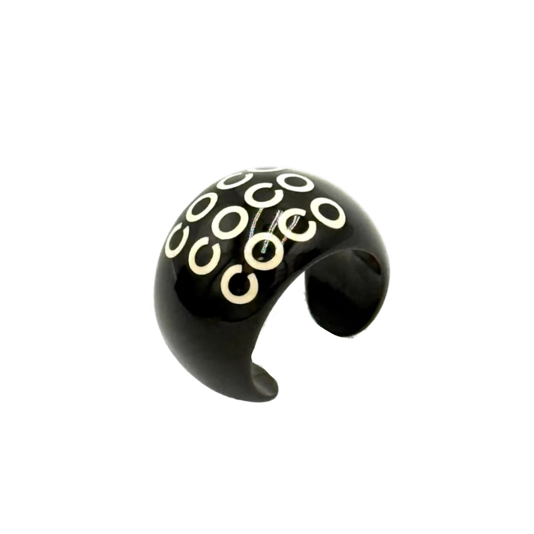 Coco Crush Acrylic Resin Ring