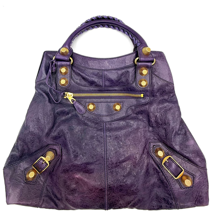 Giant 21 Agneau Leather Brief Bag