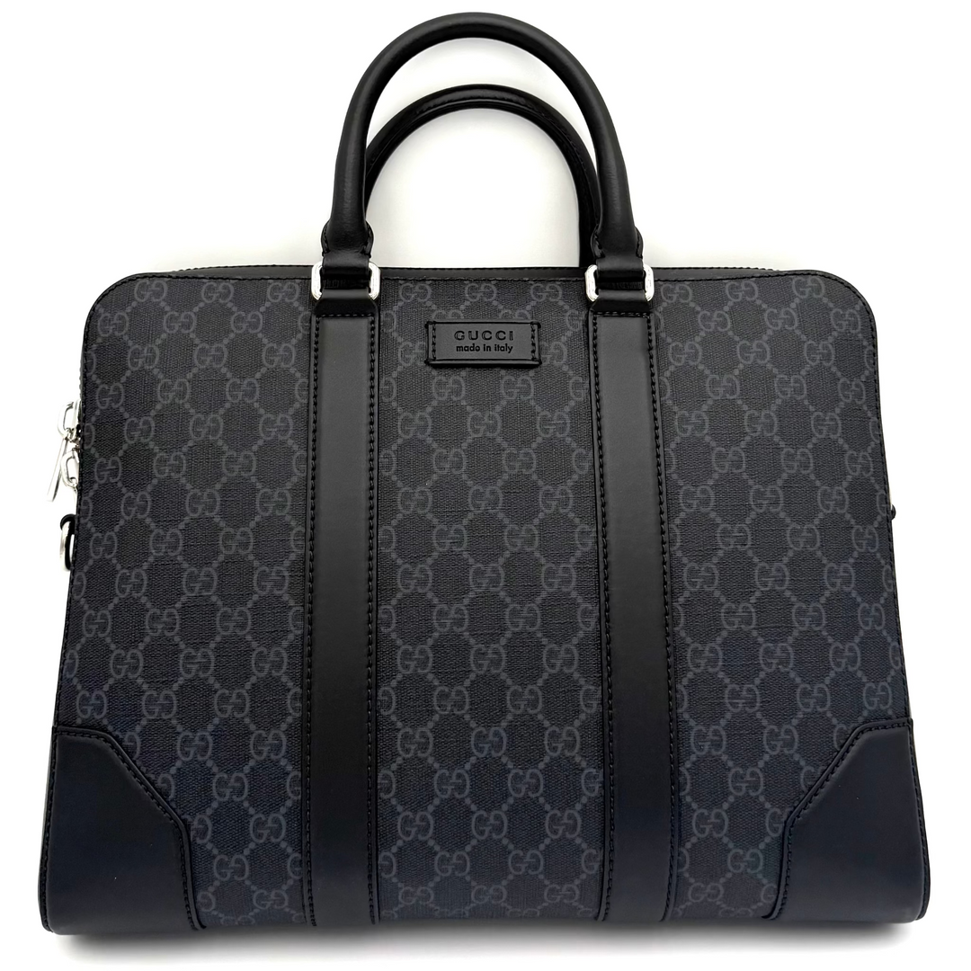 GG Blue/Black Medium Briefcase