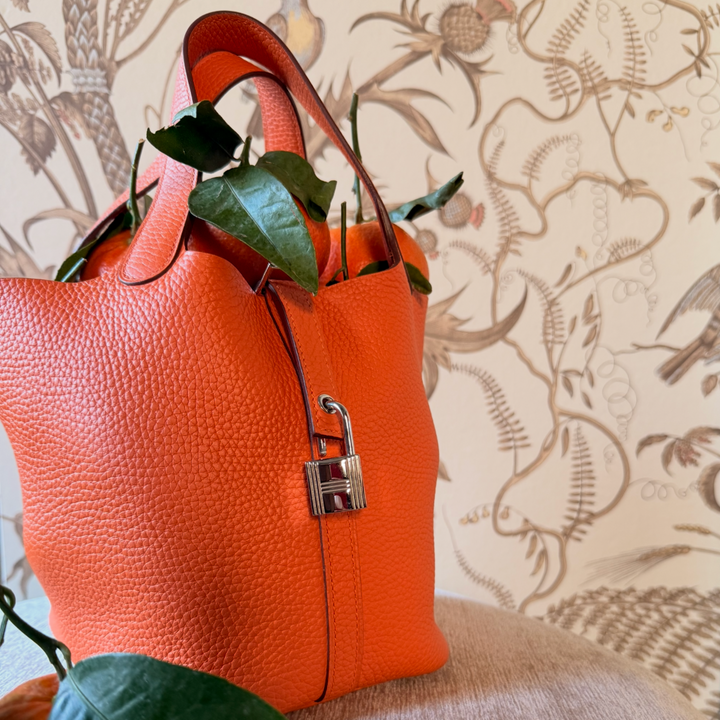Picotin 18 Clemence Leather Bag