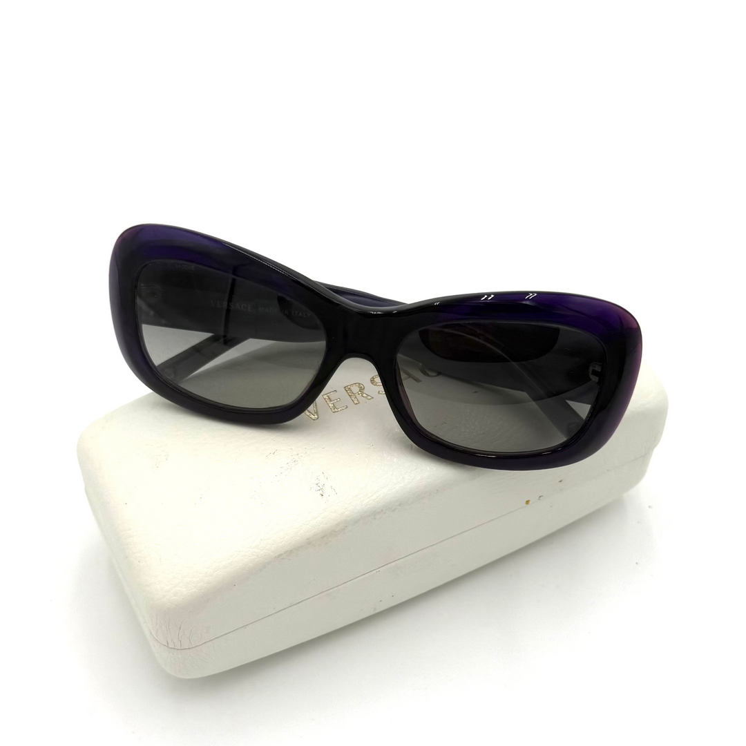 Versace Quilted and Swarovski Crystal Acetate Sunglasses