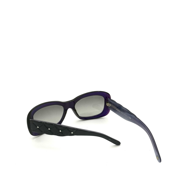 Versace Quilted and Swarovski Crystal Acetate Sunglasses