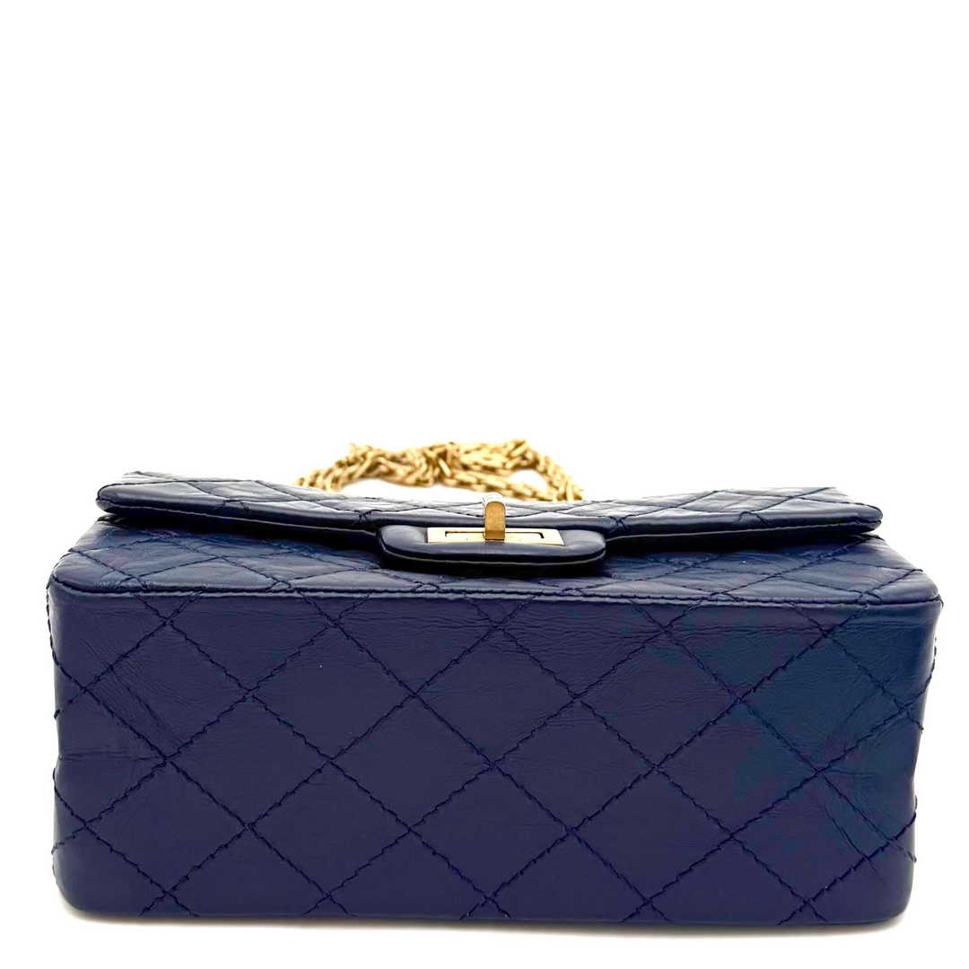 2.55 Reissue Mini Aged Calfskin Quilted Leather Bag