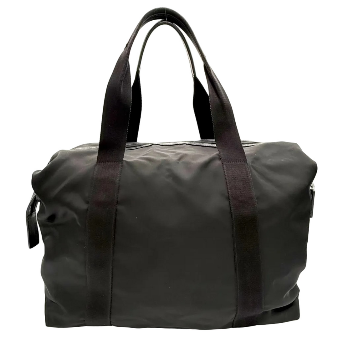 Re-Nylon And Saffiano Leather Duffle Bag