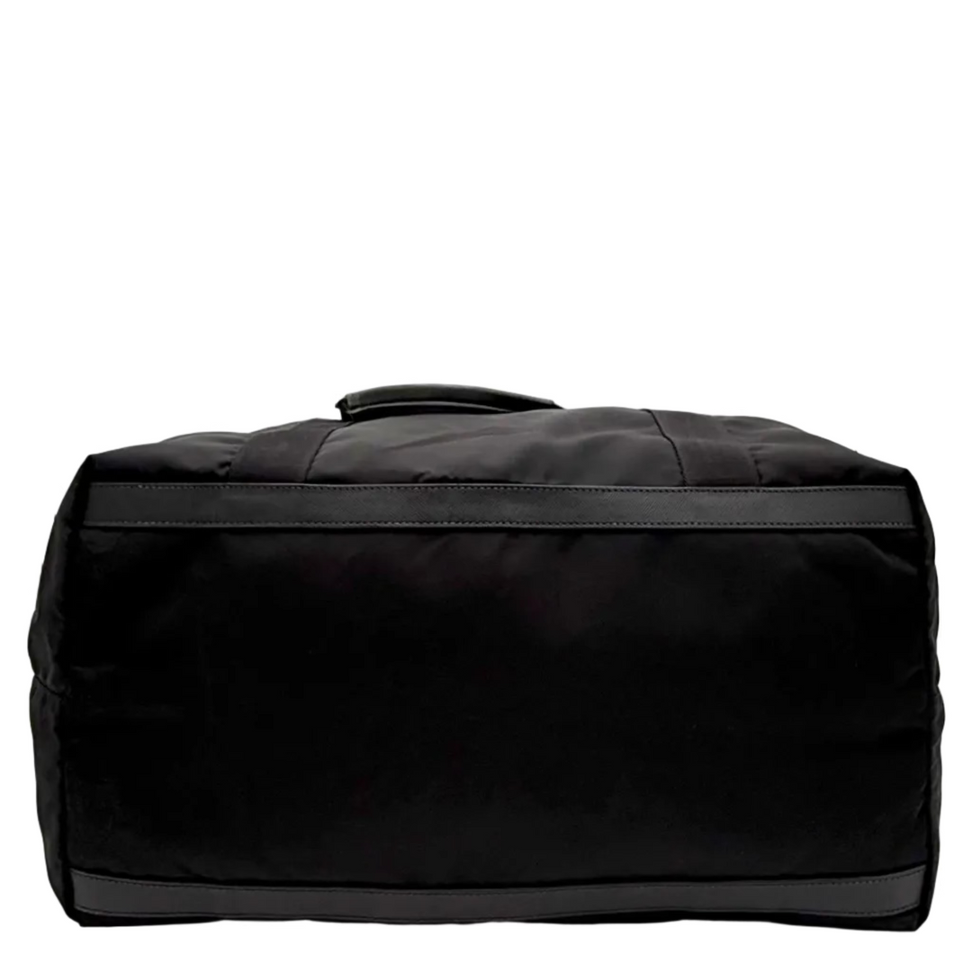 Re-Nylon And Saffiano Leather Duffle Bag