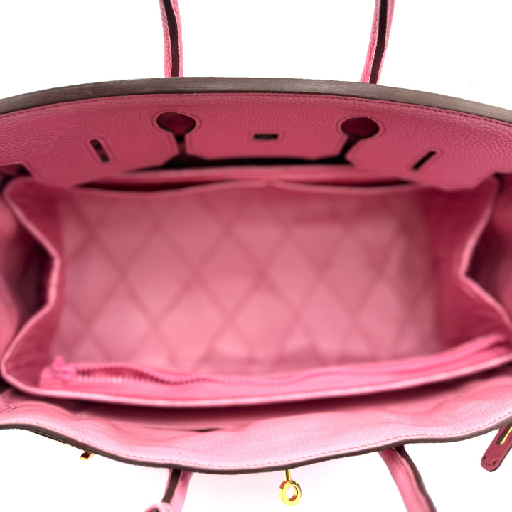Birkin 35 Togo Leather Bubblegum Pink Bag