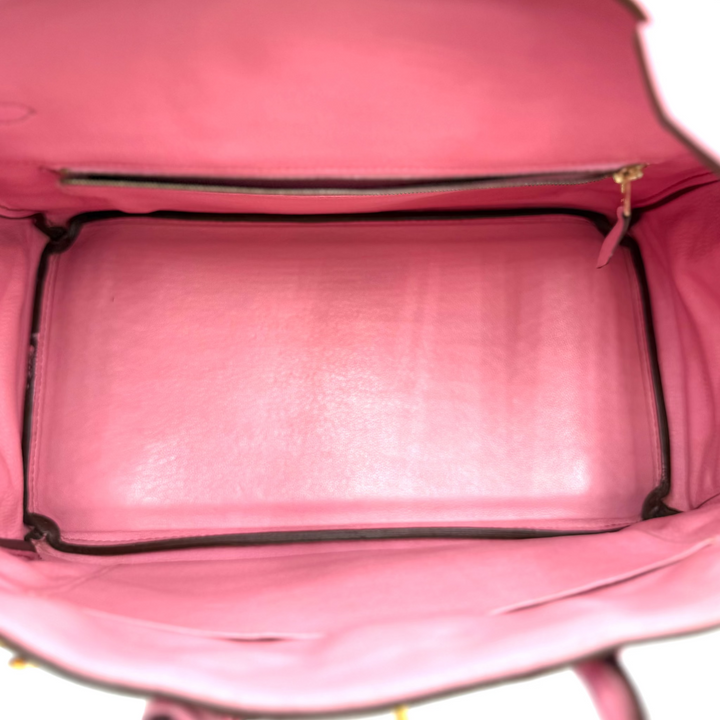 Birkin 35 Togo Leather Bubblegum Pink Bag