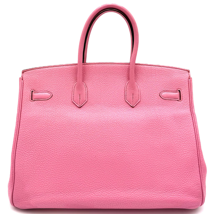 Birkin 35 Togo Leather Bubblegum Pink Bag