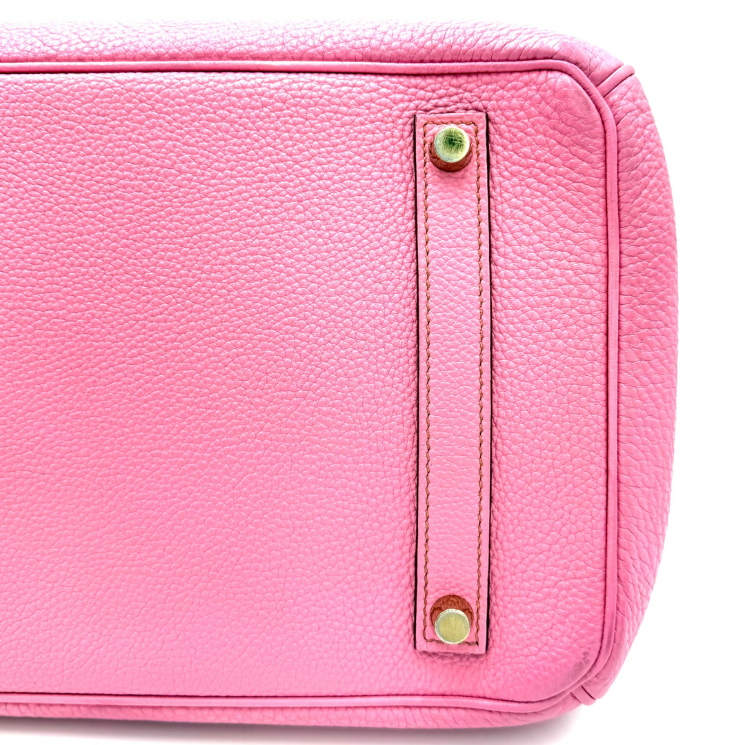 Birkin 35 Togo Leather Bubblegum Pink Bag