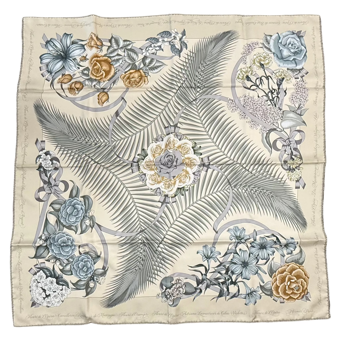 Fleurs de L'Opera Silk Scarf by Julia Abadie