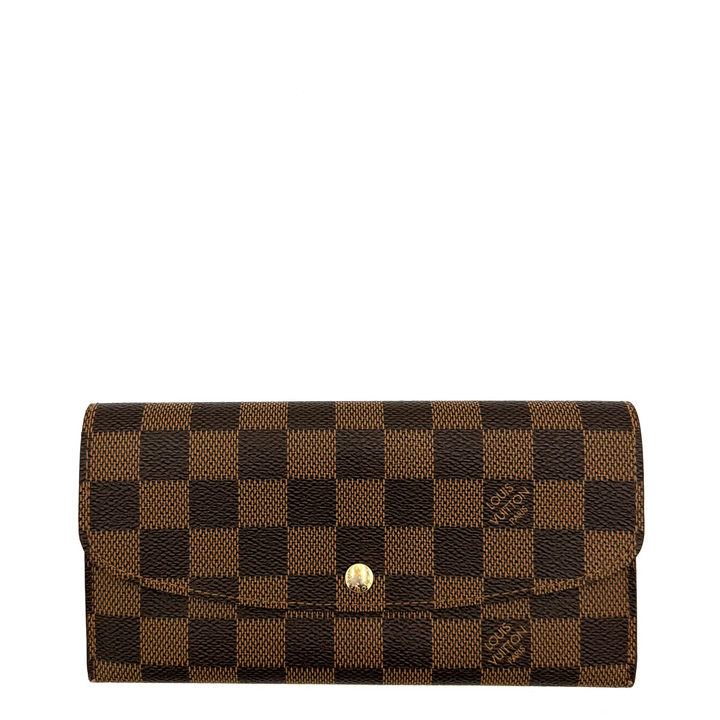 Emilie Damier Ebene Canvas Wallet