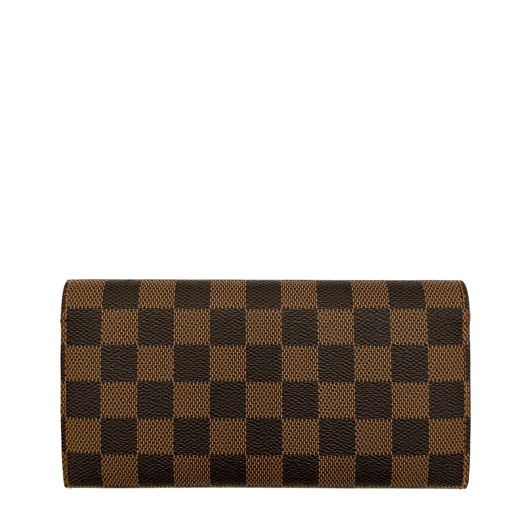 Emilie Damier Ebene Canvas Wallet