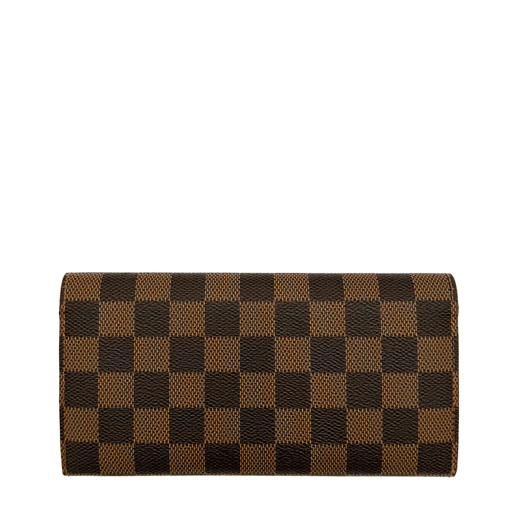 Emilie Damier Ebene Canvas Wallet