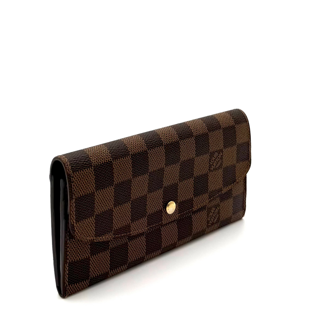 Emilie Damier Ebene Canvas Wallet