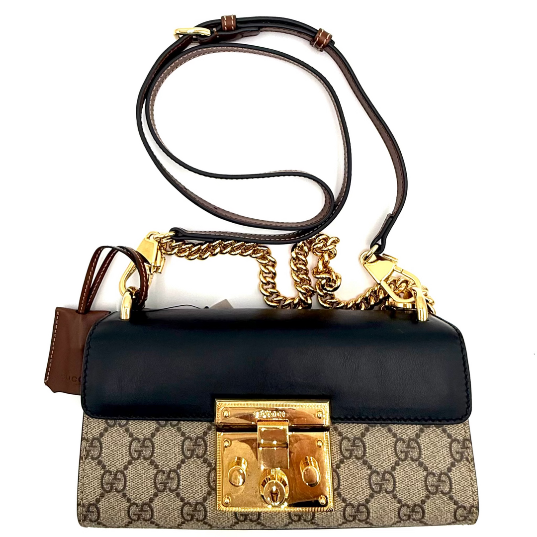 Padlock Small GG Supreme Shoulder Bag