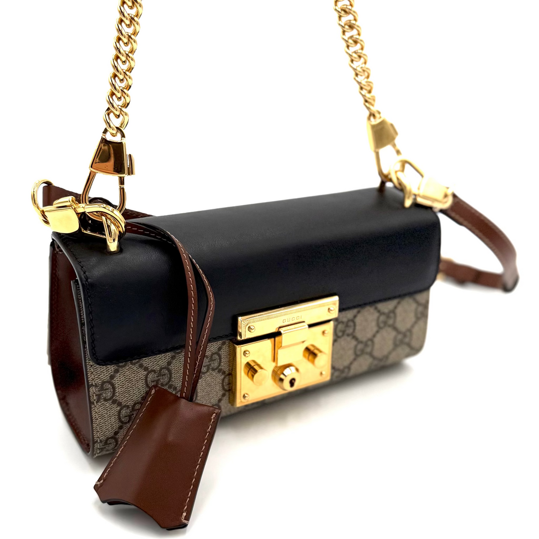 Padlock Small GG Supreme Shoulder Bag