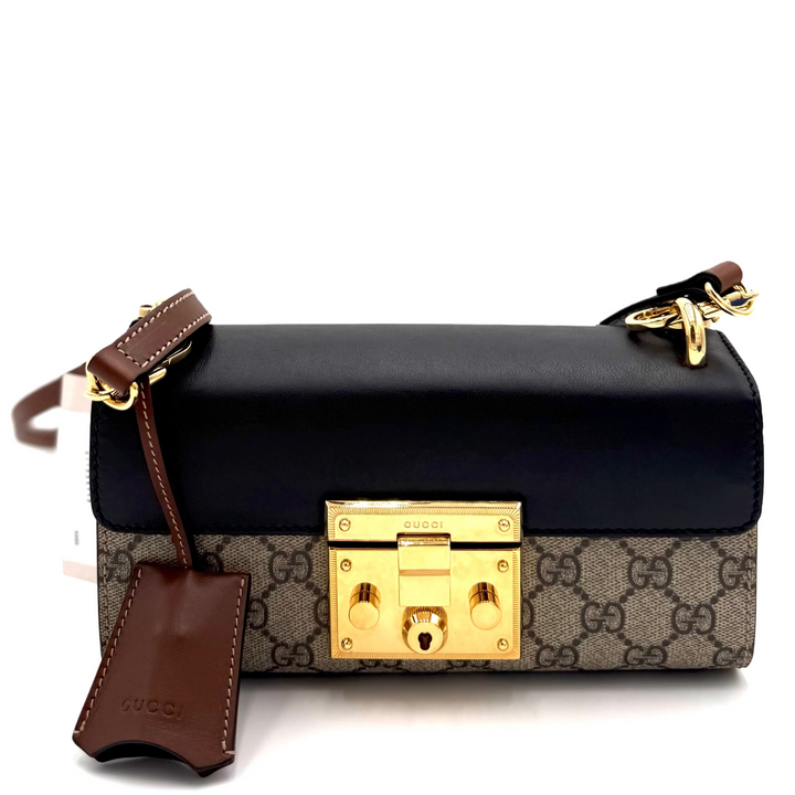 Padlock Small GG Supreme Shoulder Bag