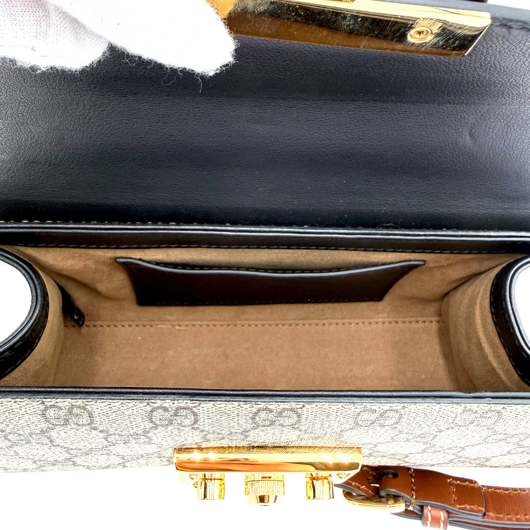 Padlock Small GG Supreme Shoulder Bag