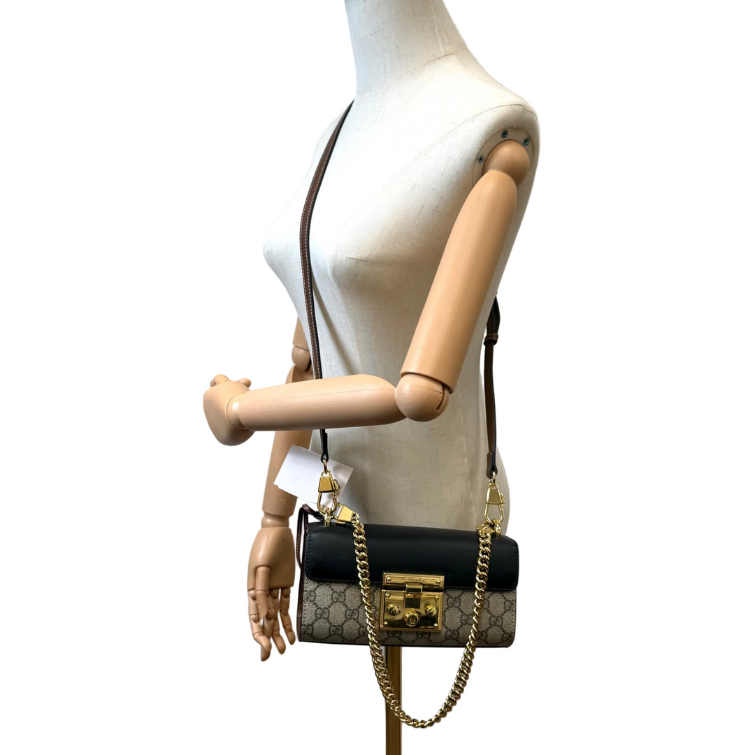 Padlock Small GG Supreme Shoulder Bag