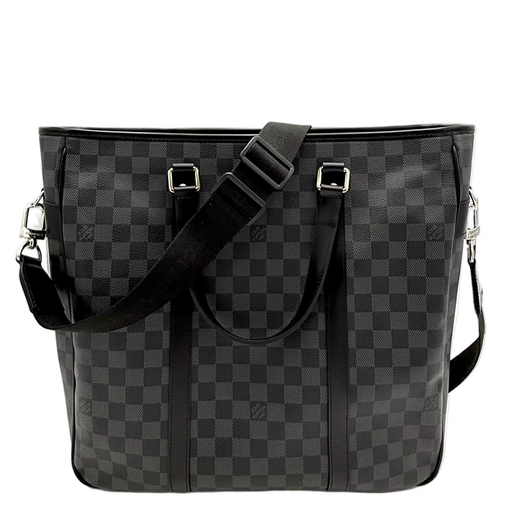 Tadao PM Damier Graphite Canvas Tote Bag