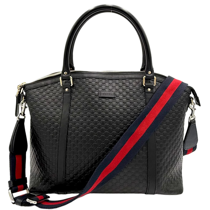 Dome Microguccissima Large Leather Bag