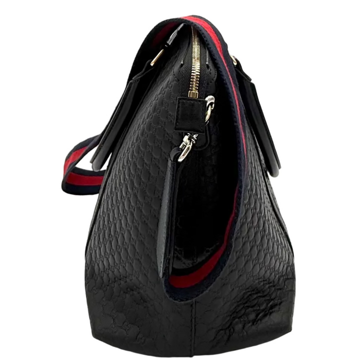 Dome Microguccissima Large Leather Bag