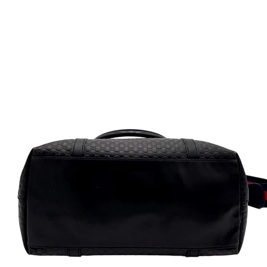 Dome Microguccissima Large Leather Bag
