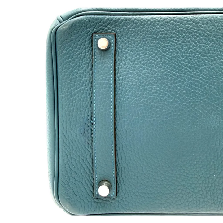 Birkin 35 Clemence Leather in Colvert With Palladium Hardware