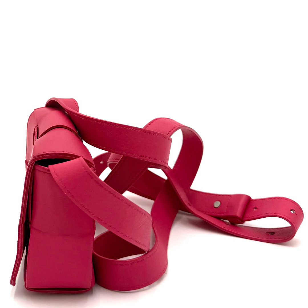 Cassette Candy Mini Intrecciato Leather Crossbody Bag