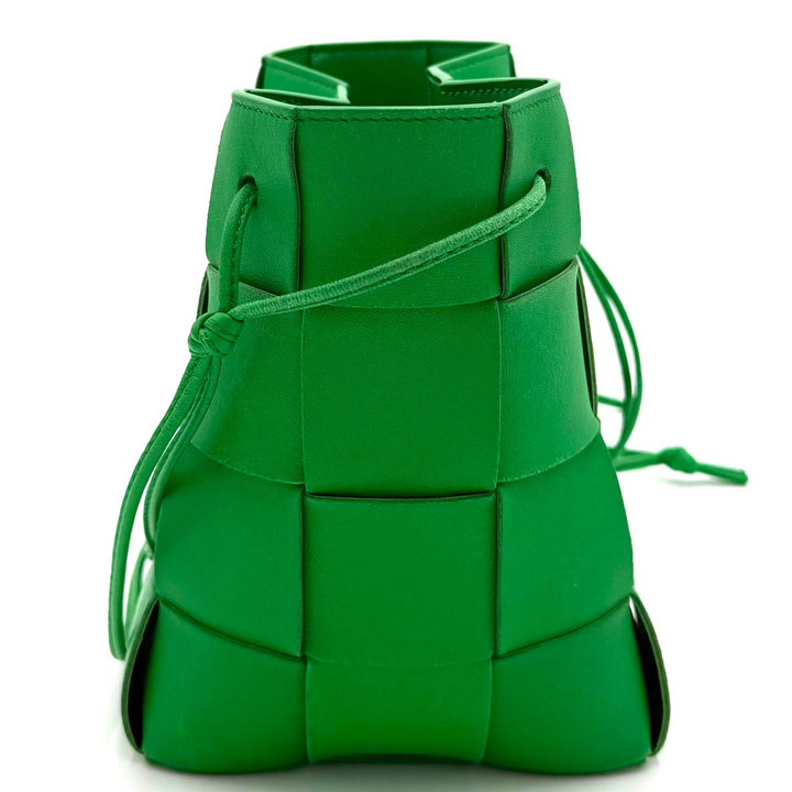 Cassette Small Nappa Maxi Intrecciato Bucket Bag