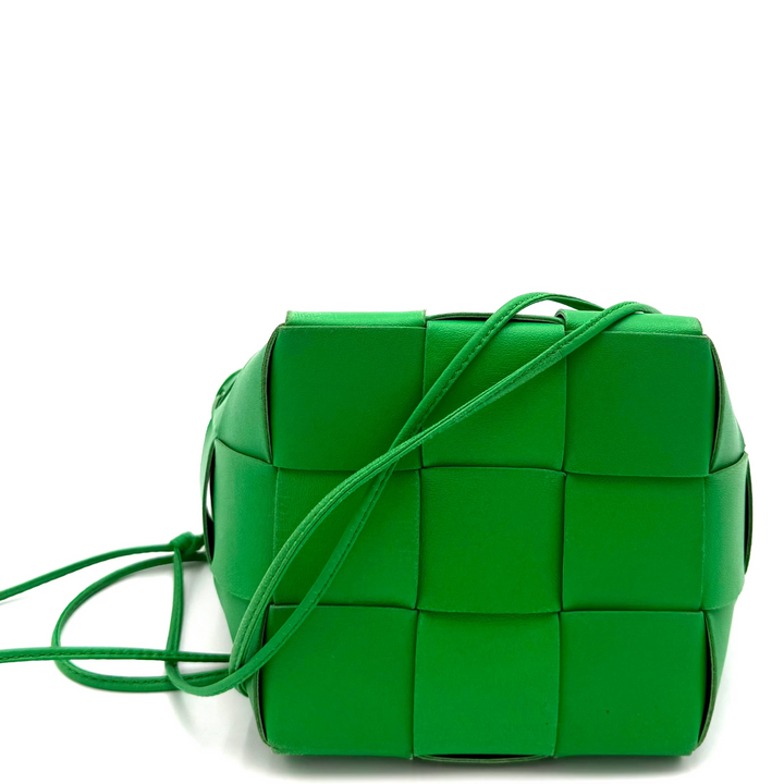 Cassette Small Nappa Maxi Intrecciato Bucket Bag