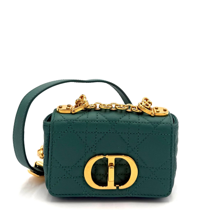 Caro Micro Cannage Quilted Leather Bag