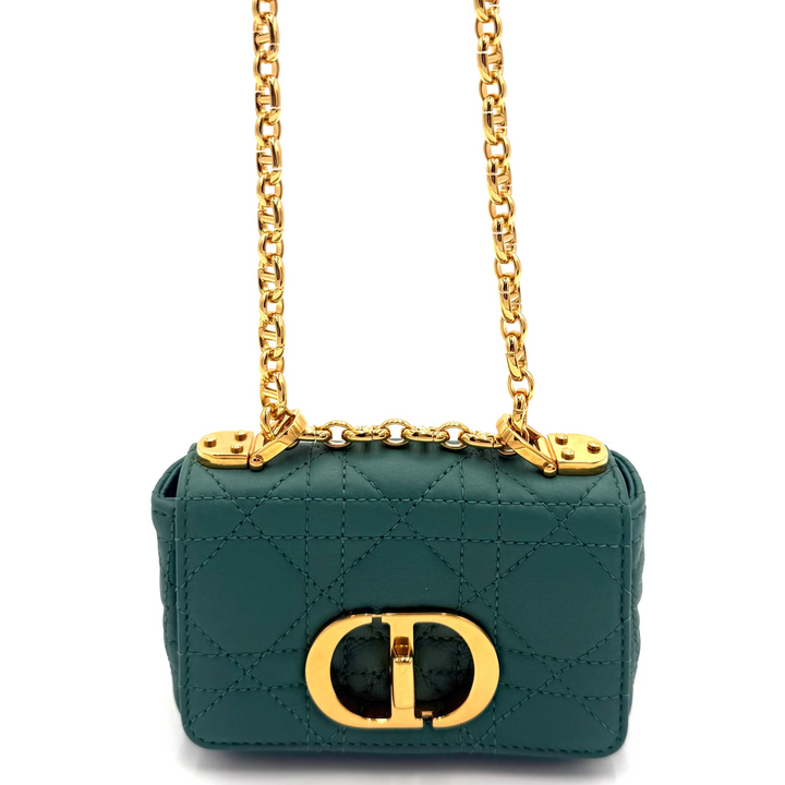 Caro Micro Cannage Quilted Leather Bag