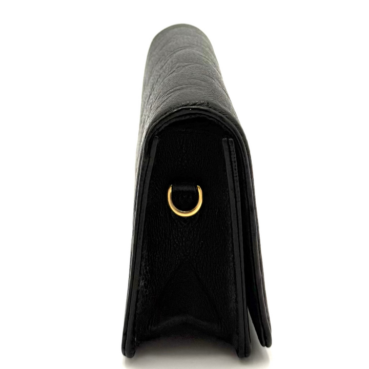 Lily Empreinte Leather Wallet on Chain