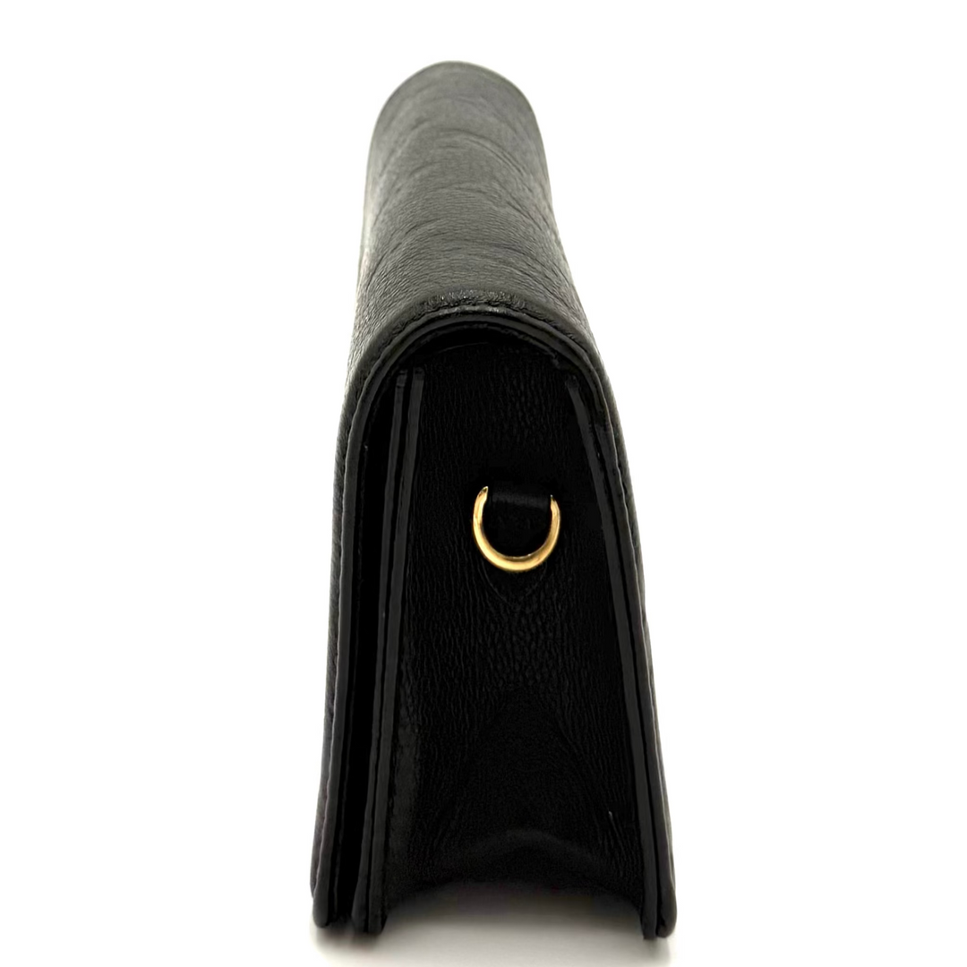 Lily Empreinte Leather Wallet on Chain