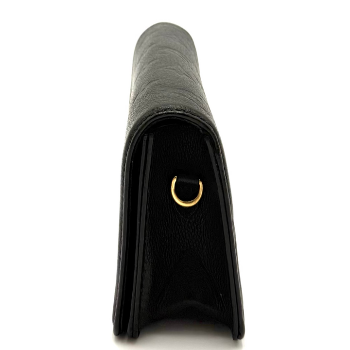 Lily Empreinte Leather Wallet on Chain