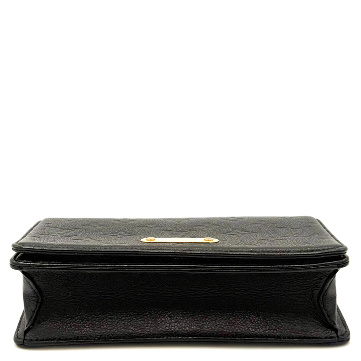 Lily Empreinte Leather Wallet on Chain