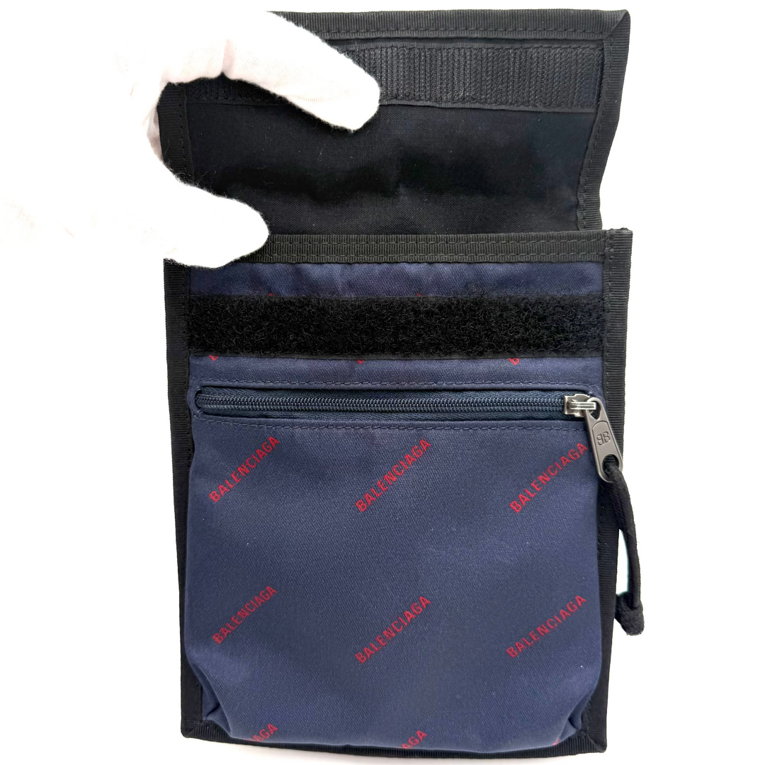 Explorer All Over Logo Pouch with Strap