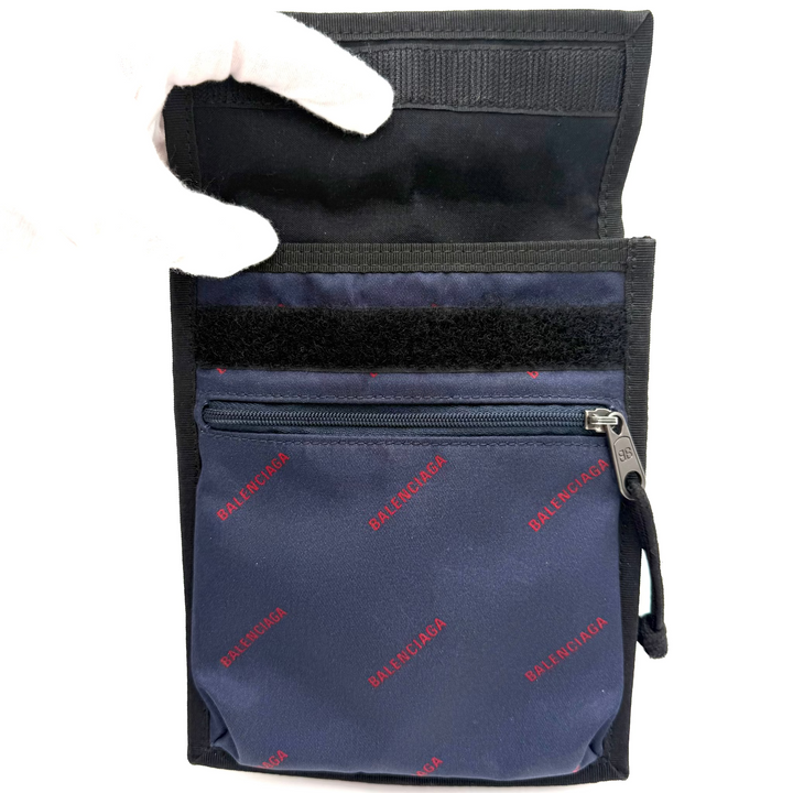 Explorer All Over Logo Pouch with Strap