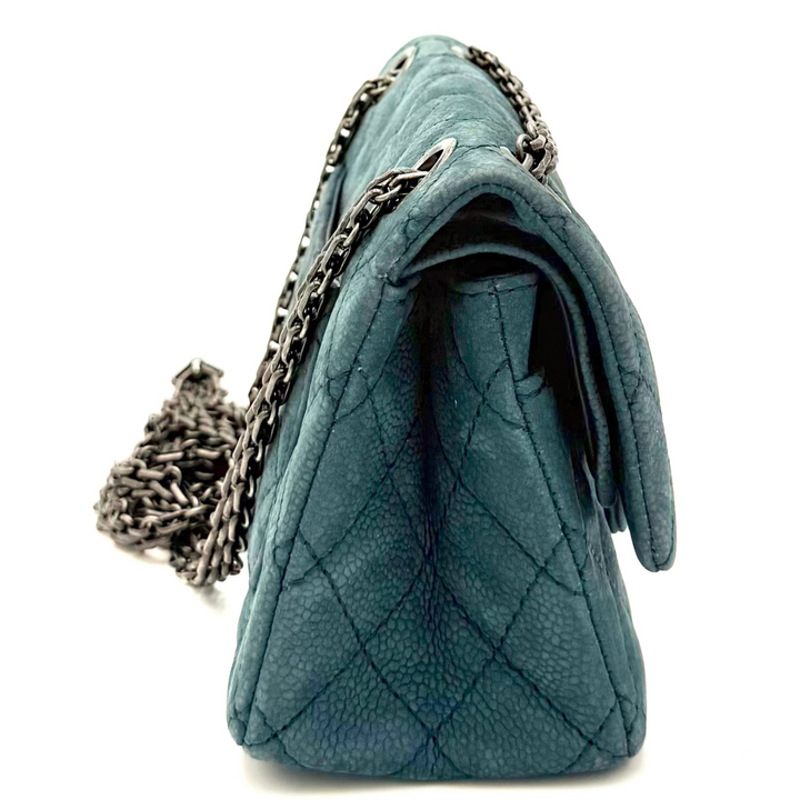 2.55 Reissue 224 Quilted Nubuck Leather Flap Bag