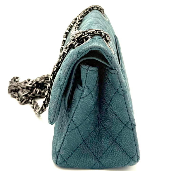 2.55 Reissue 224 Quilted Nubuck Leather Flap Bag