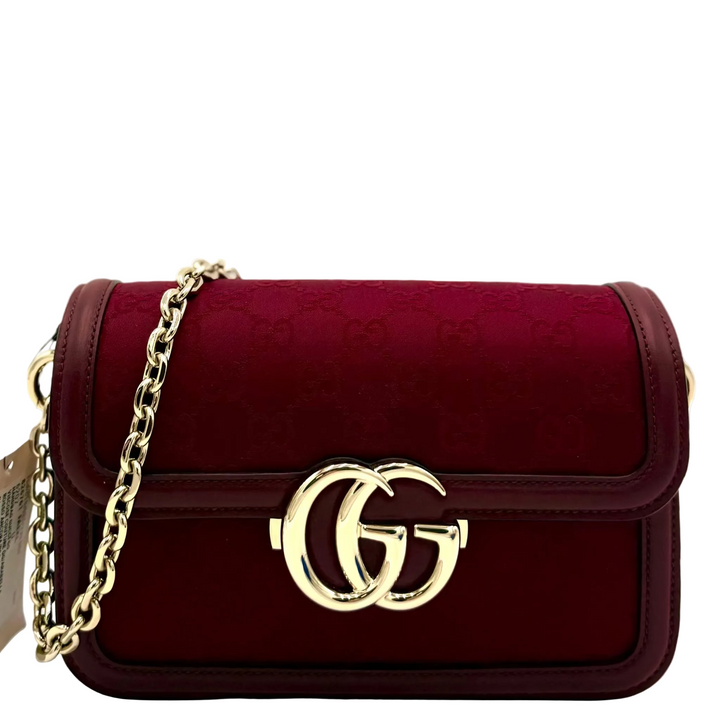 Go Red Canvas/Leather Bag