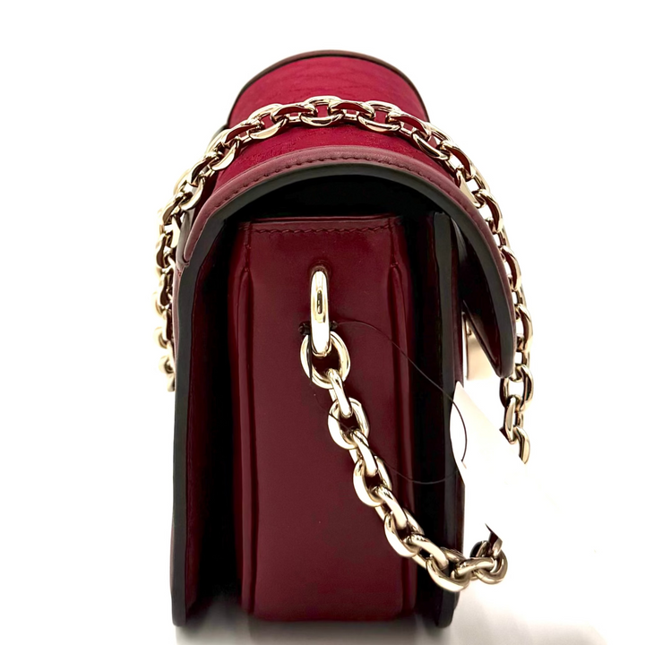 Go Red Canvas/Leather Bag