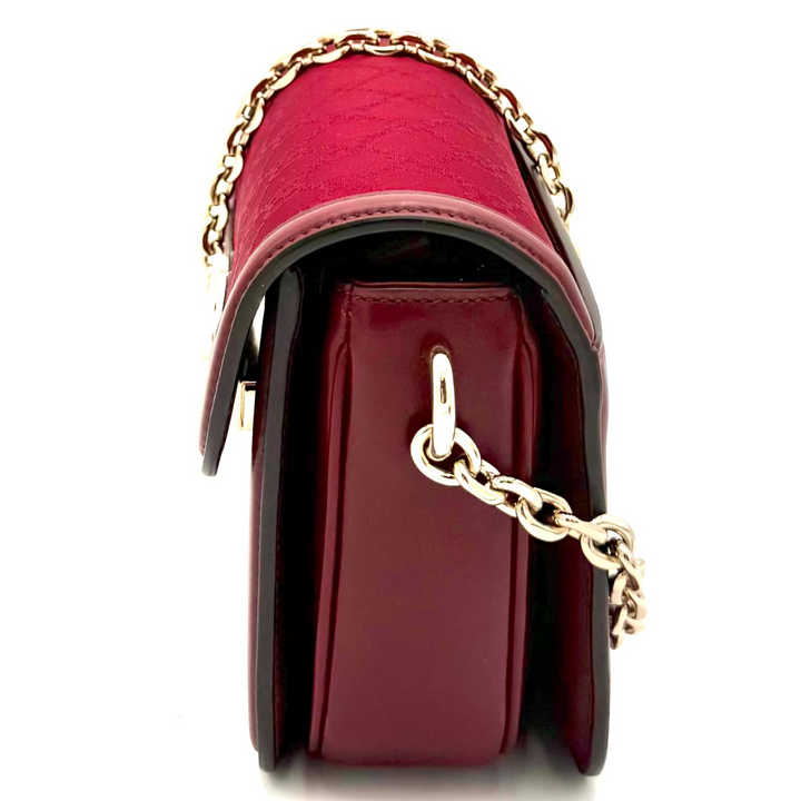 Go Red Canvas/Leather Bag