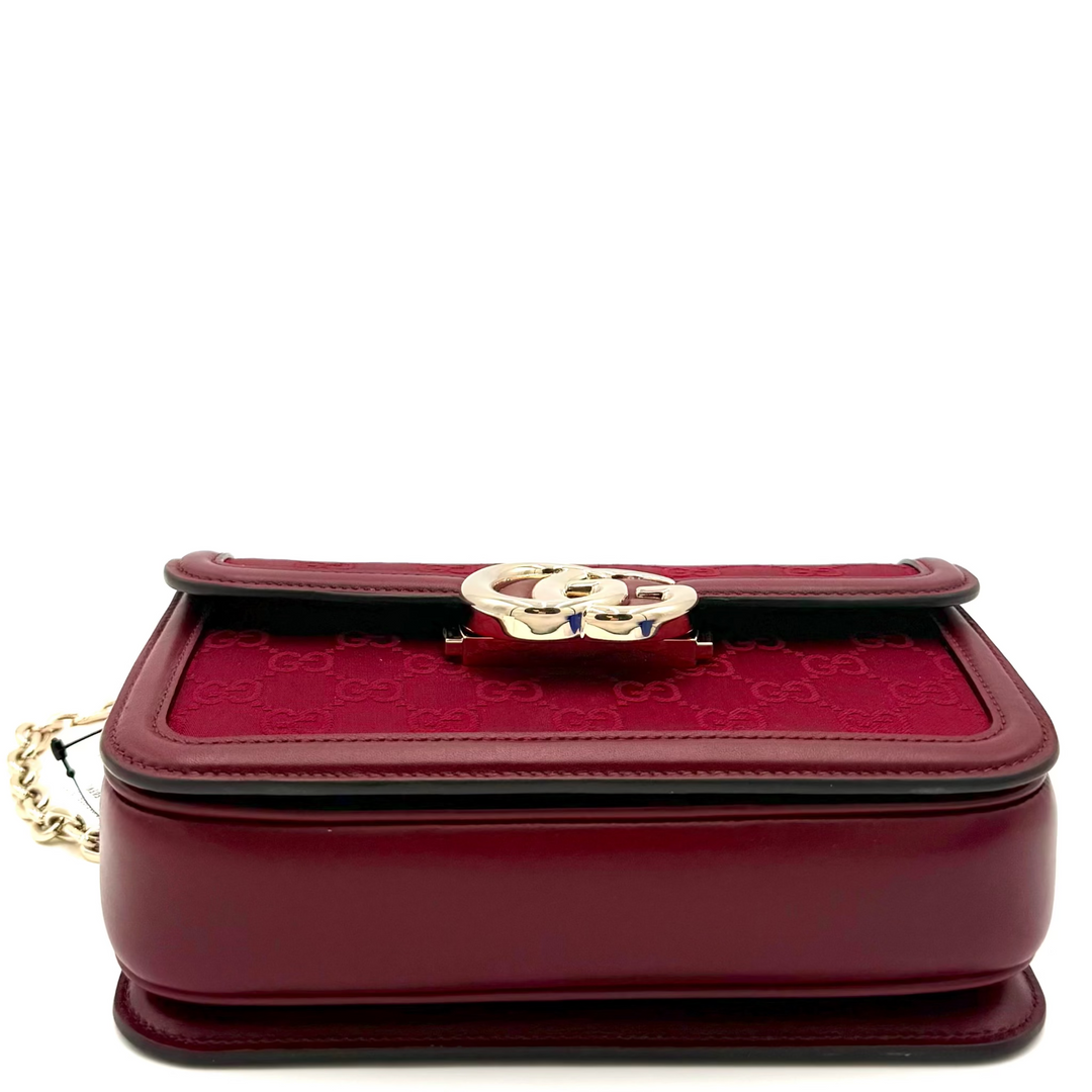 Go Red Canvas/Leather Bag