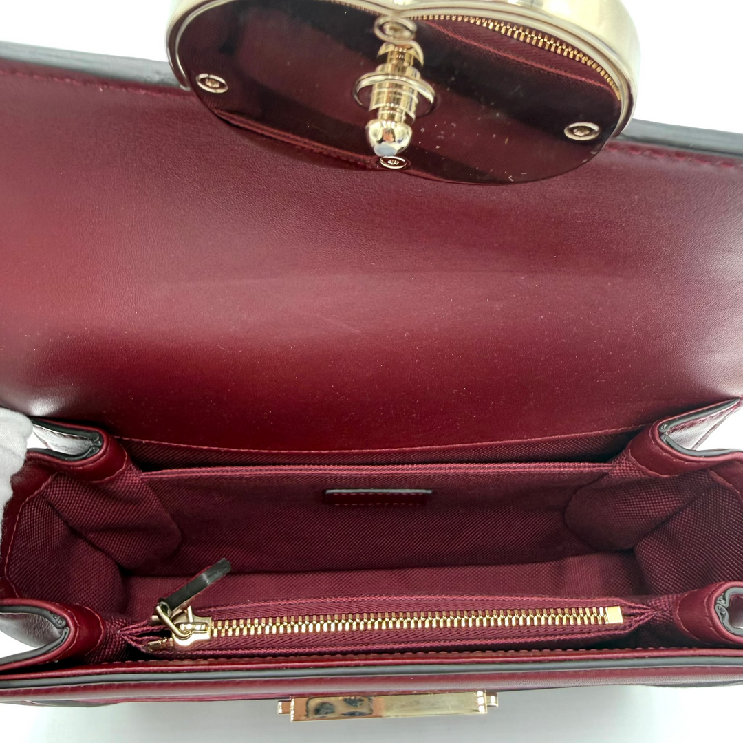 Go Red Canvas/Leather Bag