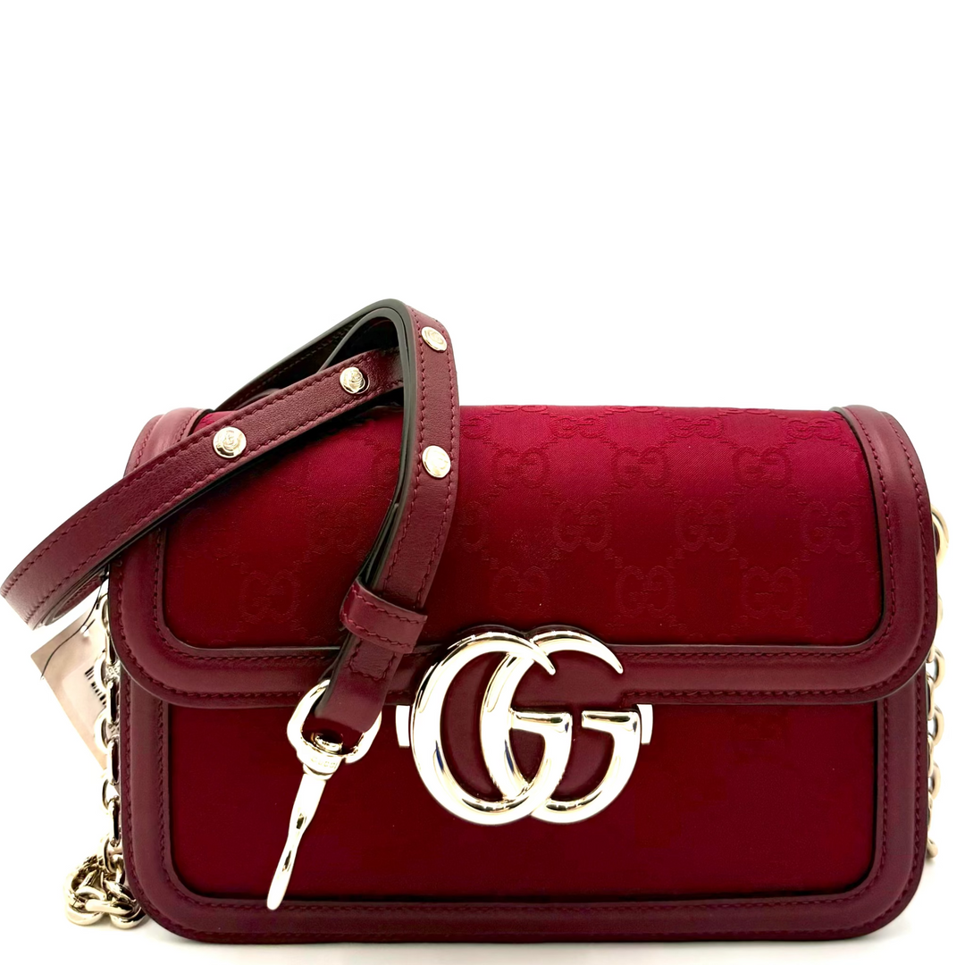 Go Red Canvas/Leather Bag