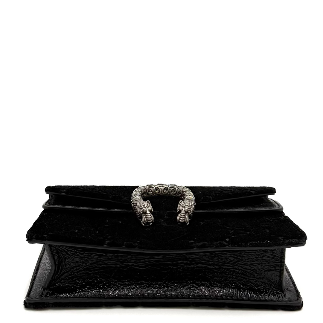 Dionysus Super Mini Velvet Bag