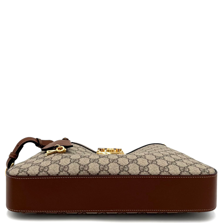 GG Supreme Monogram Large Padlock Tote